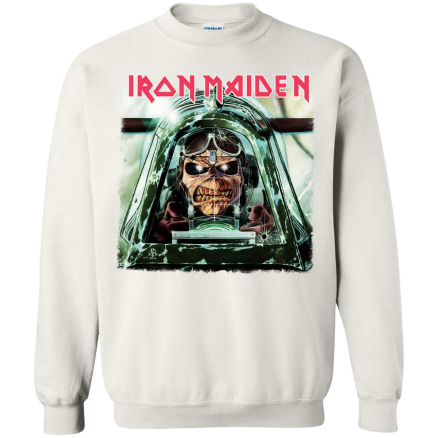 1171 Iron Maiden ACES High Gunner Maiden England 2014 Official Tour T-shirt Pullover Sweatshirt