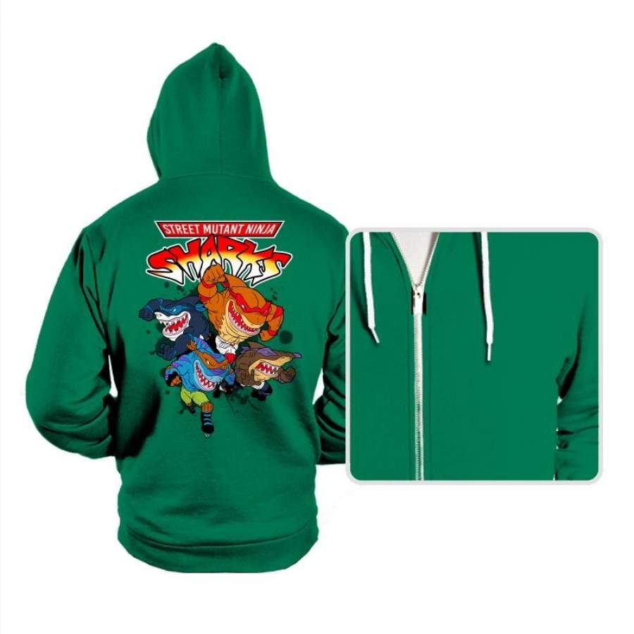 Street Mutant Ninja Sharks – Hoodies