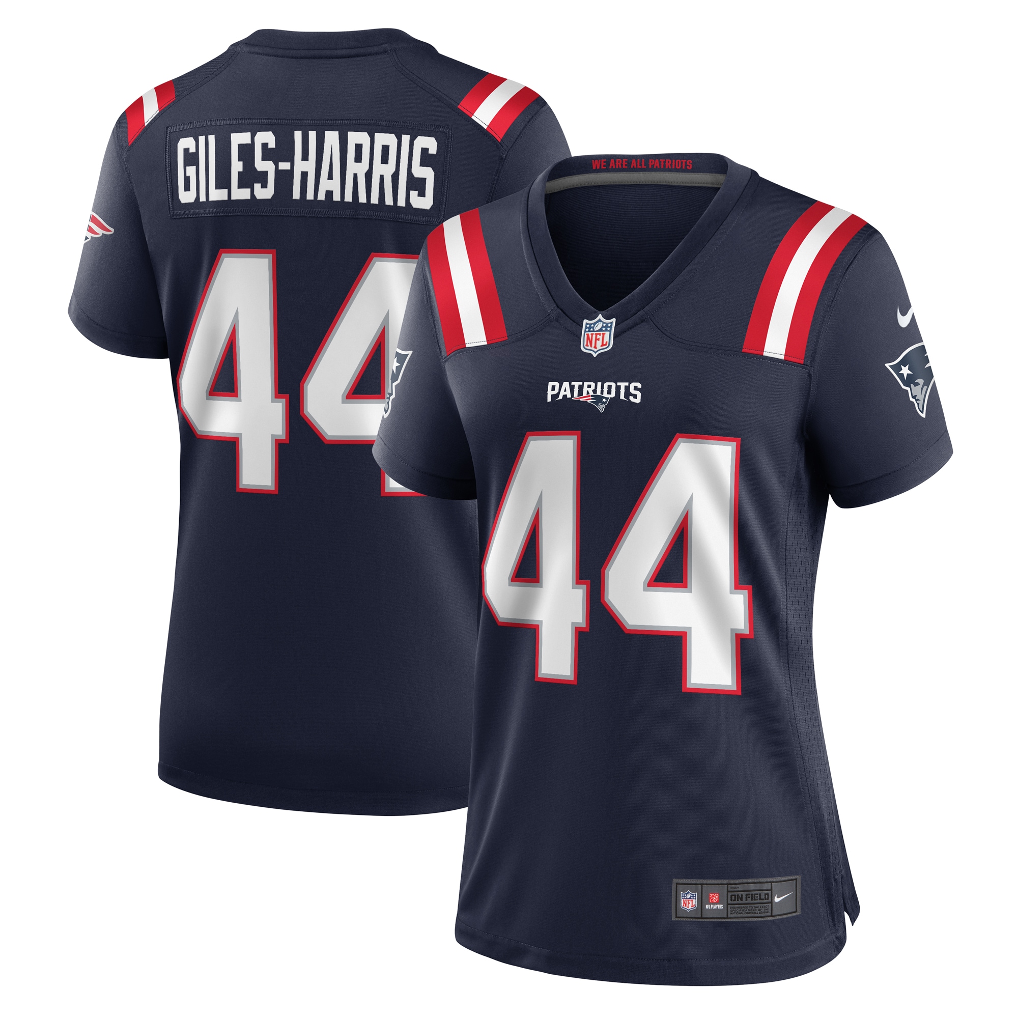 Women’s New England Patriots Joe Giles-Harris  Navy Team Game Jersey