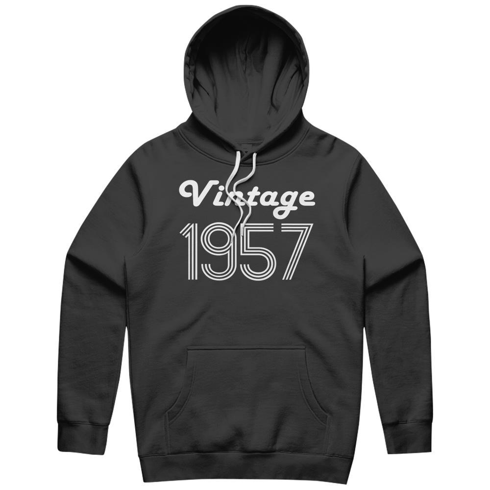 64th Birthday Gifts For Her Age 64 Year Old Mom Vintage 1957 Hoodie