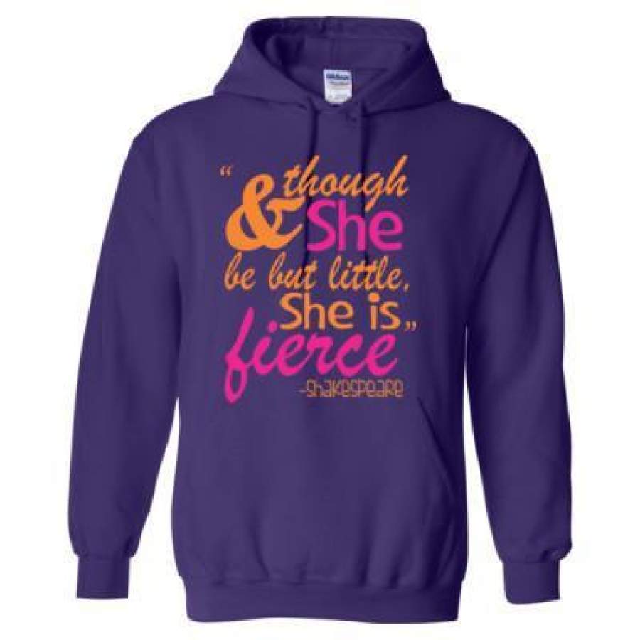 AGR And Though She Be But Little She Is Fierce – Heavy Blend™ Hooded Sweatshirt