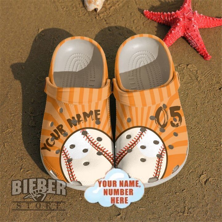 Baseball Personalized Sku 141 Crocss Clog Shoes