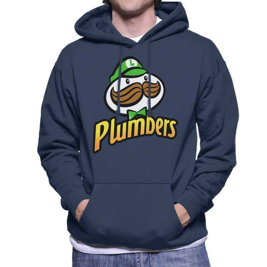 Super Mario Pringles Luigi Men’s Hooded Sweatshirt