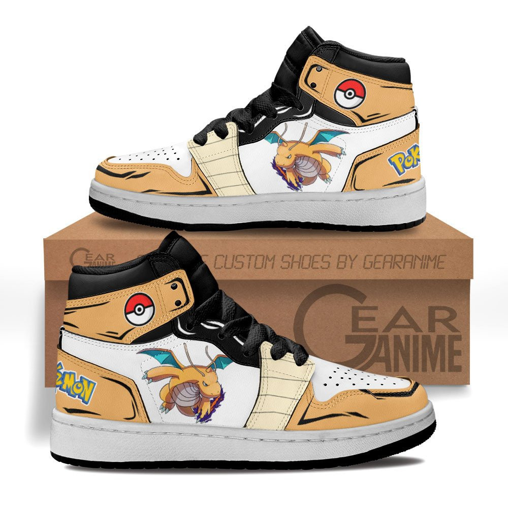 Dragonite Anime Pokemon Air Jordan 1 High Shoes Sneakers Stylepulse