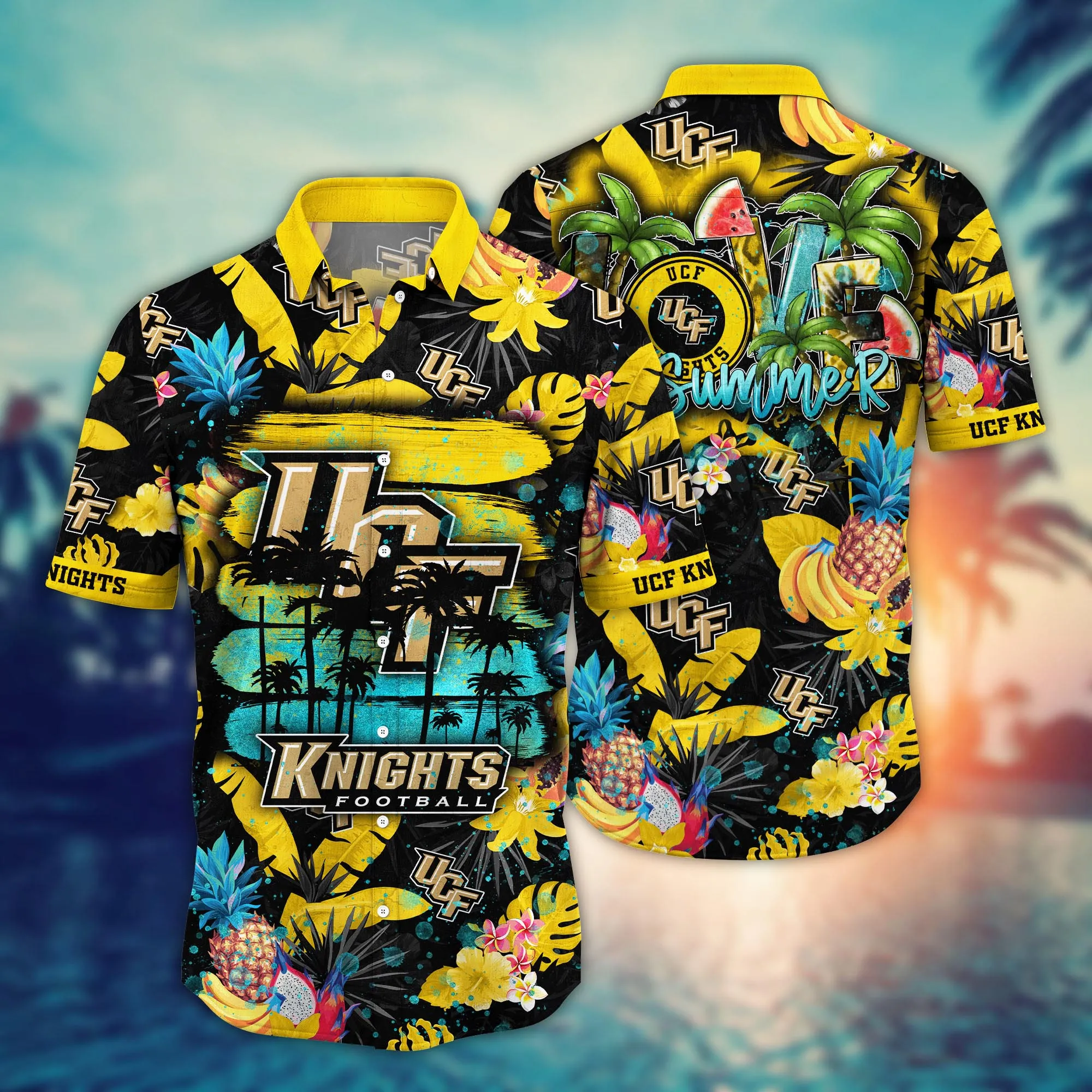 Ucf Knights NCCA Hawaiian Shirt Sundowntime Aloha Shirt