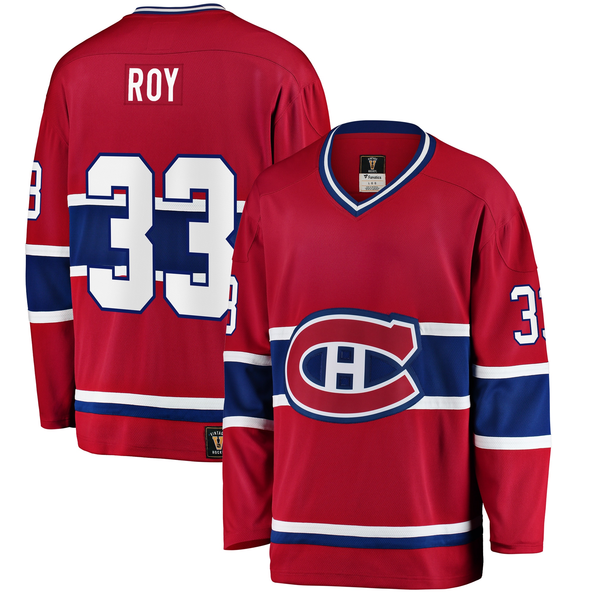 Men's Montreal Canadiens Patrick Roy Red Premier Breakaway Retired Player Jersey