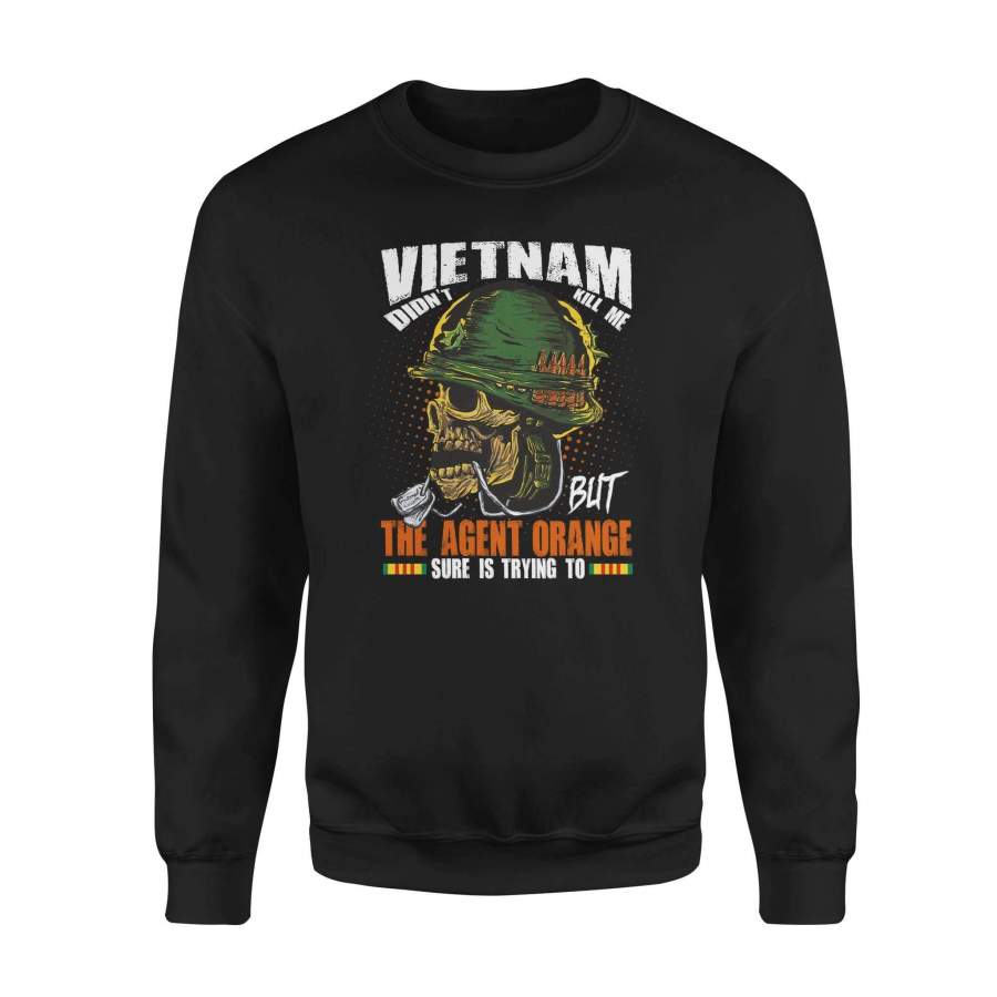 Vietnam Veteran – The Agent Orange – Premium Fleece Sweatshirt