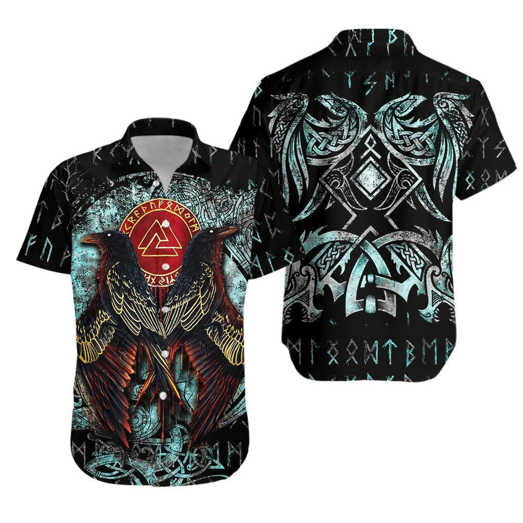 Raven Moon Tattoo Hawaii Shirt For Men And Women Ha4345