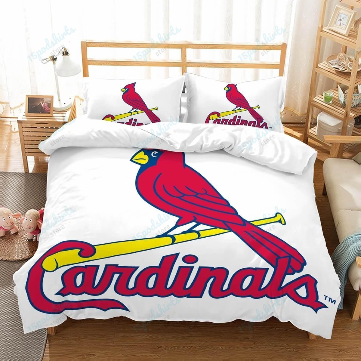 3D Customize St. Louis Cardinals Bedding Set Duvet Cover Set Bedroom Set Bedlinen