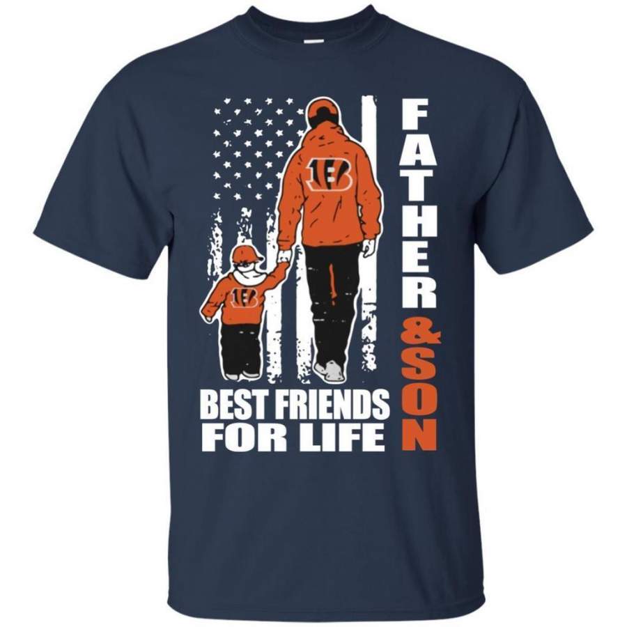 Great Father And Son Best Friends For Life Cincinnati Bengals Shirt