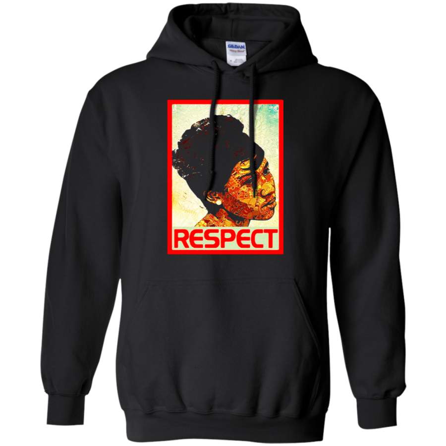 AGR Aretha The Queen of Soul Respect Aretha Franklin Hoodie