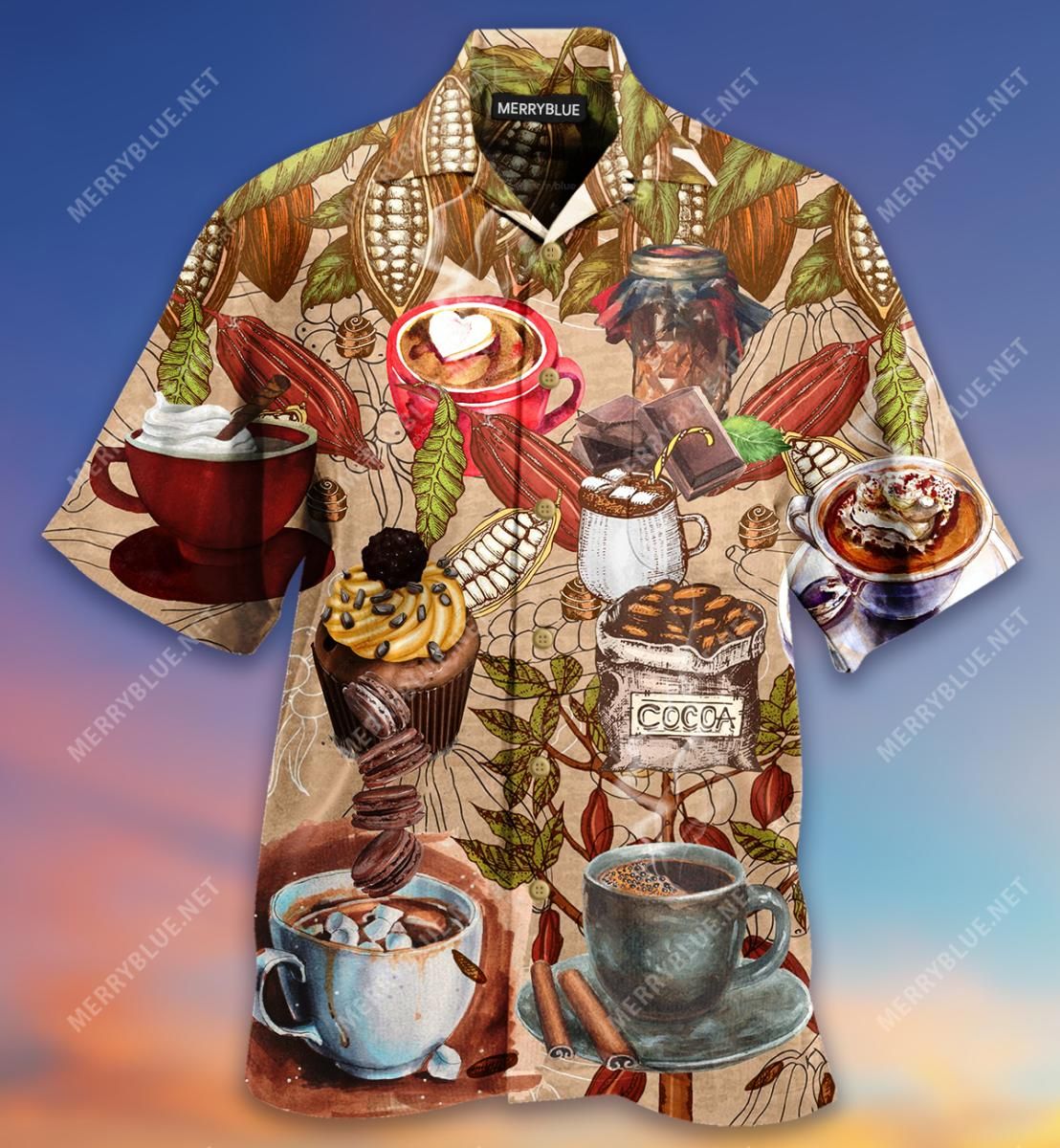 A Cup Of Hot Chocolate For Every Fresh Morning Aloha Hawaiian Shirt Colorful Short Sleeve Summer Beach Casual Shirt For Men And Women