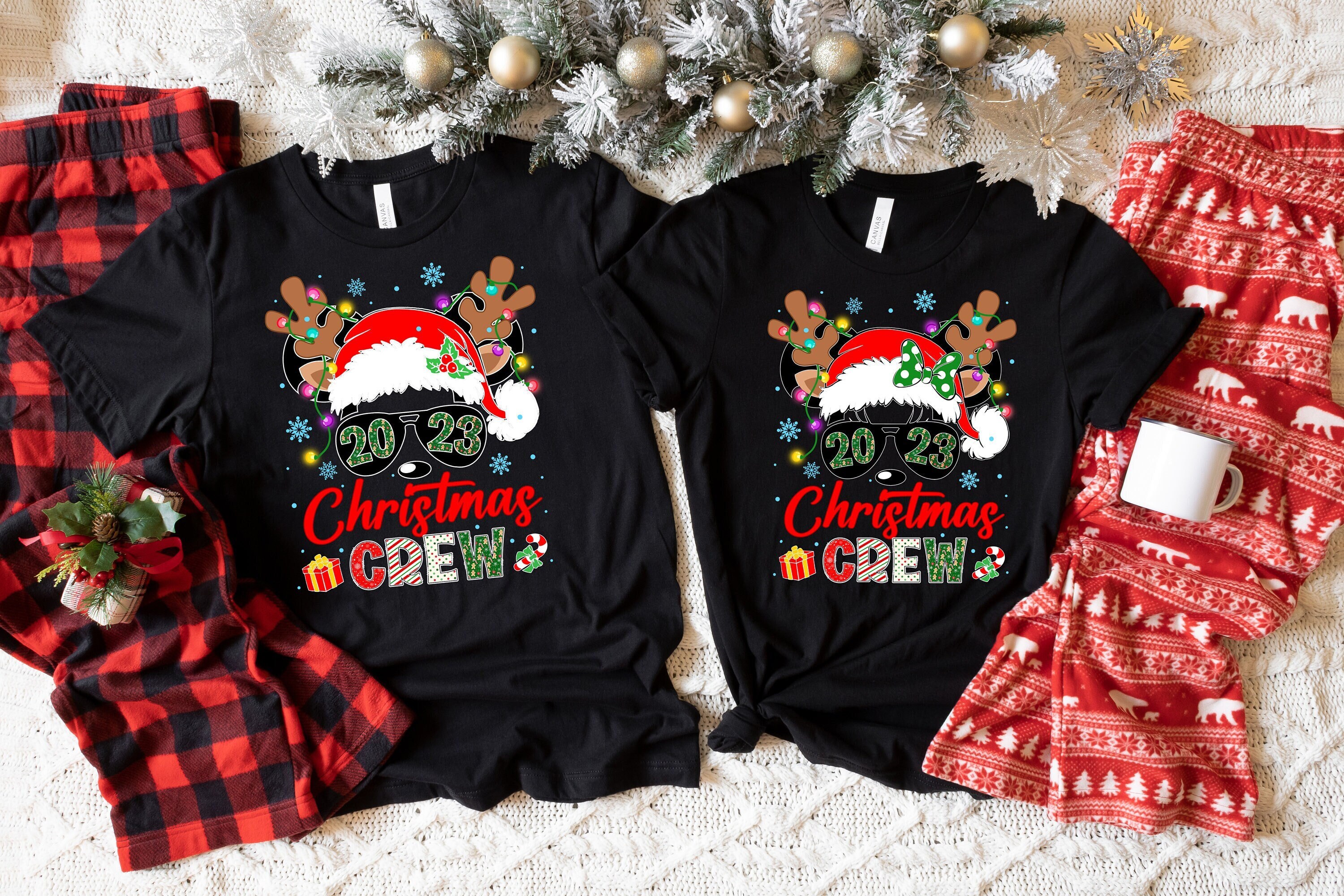 Disney Mickey Christmas Shirt, Family Disney Christmas T-shirts, Minnie Christmas Shirt, Christmas Squad, Christmas Crew, Disney Girls Trip Disney x Stylishphere