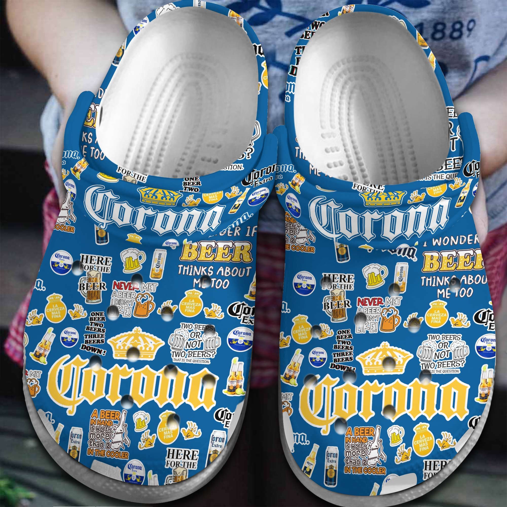 Corona Beer Beer Crocs Crocband Clogs Shoes Comfortable For Men Women and Kids