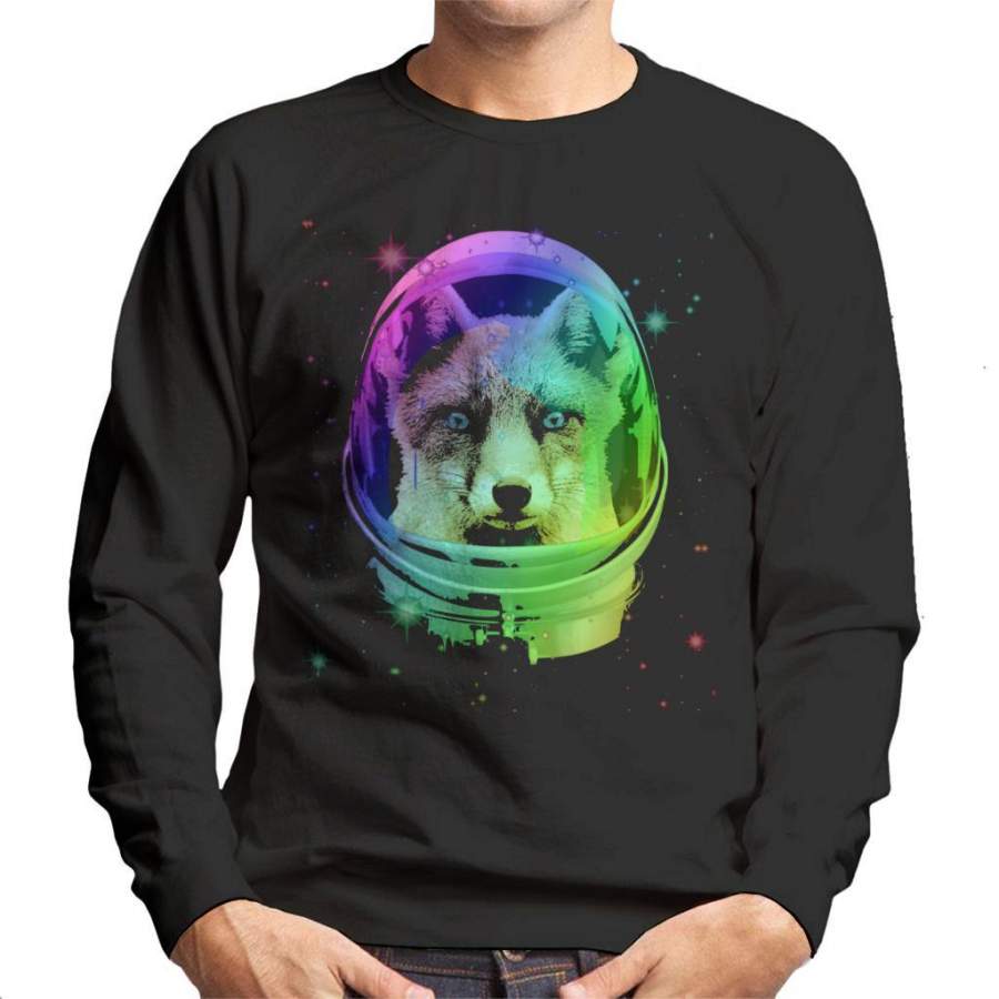 Space Fox Men’s Sweatshirt