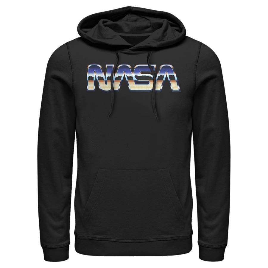 NASA Men’s Desert Landscape Logo  Lightweight Hoodie