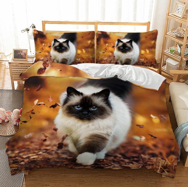 3D Seal Cat And Dog Print Bedding Set Stylish Comfortable Home Decor Bedroom Home  Duvet Covers