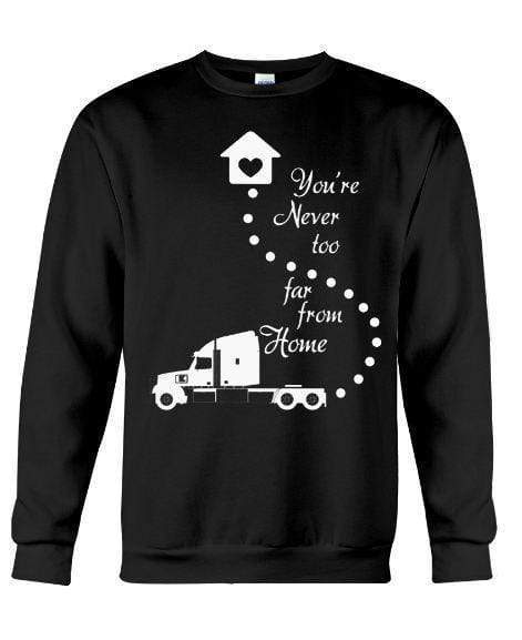 Trucker “You’Re Never Too Far From Home” – Unisex – Sizes Small To 5Xl Ugly Christmas Sweater 2023