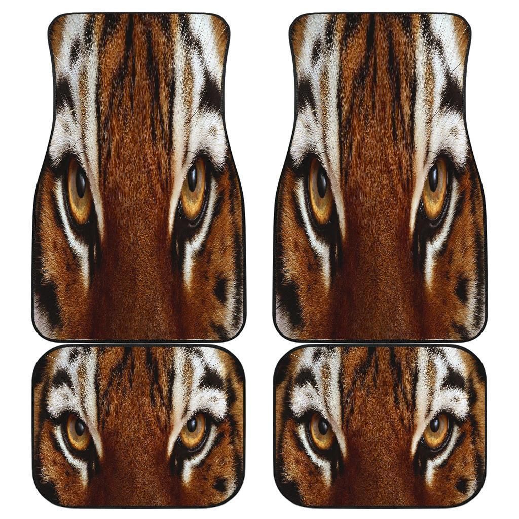 Tiger Eyes Animal Car Floor Mats 191101 Personalized Car Seat Floor Mat Custom Print