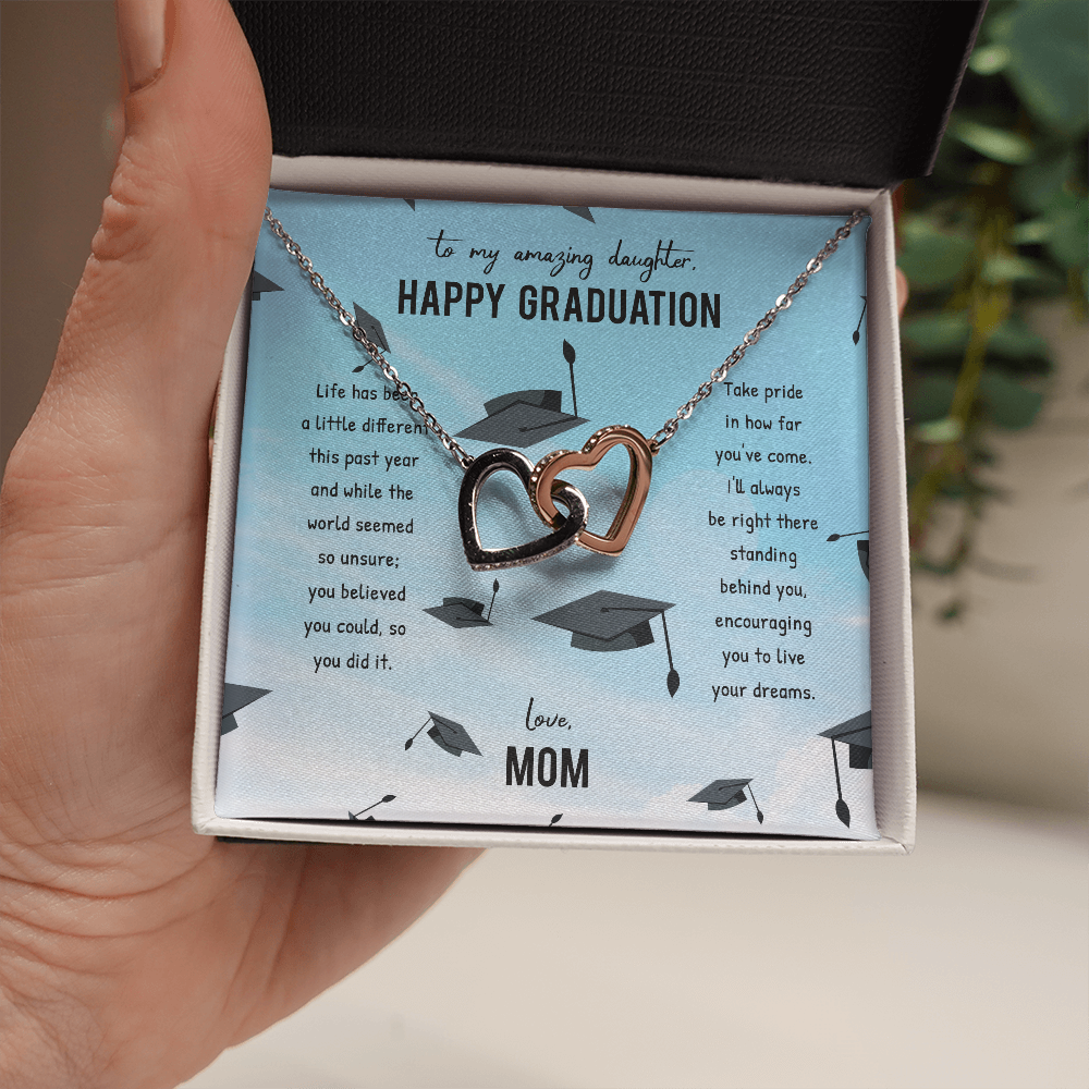 Graduation Gift For Daughter, Single Pearl Necklace, Personalized Graduation, Jewelry For College, Senior Graduation, Graduation Gift For Her
