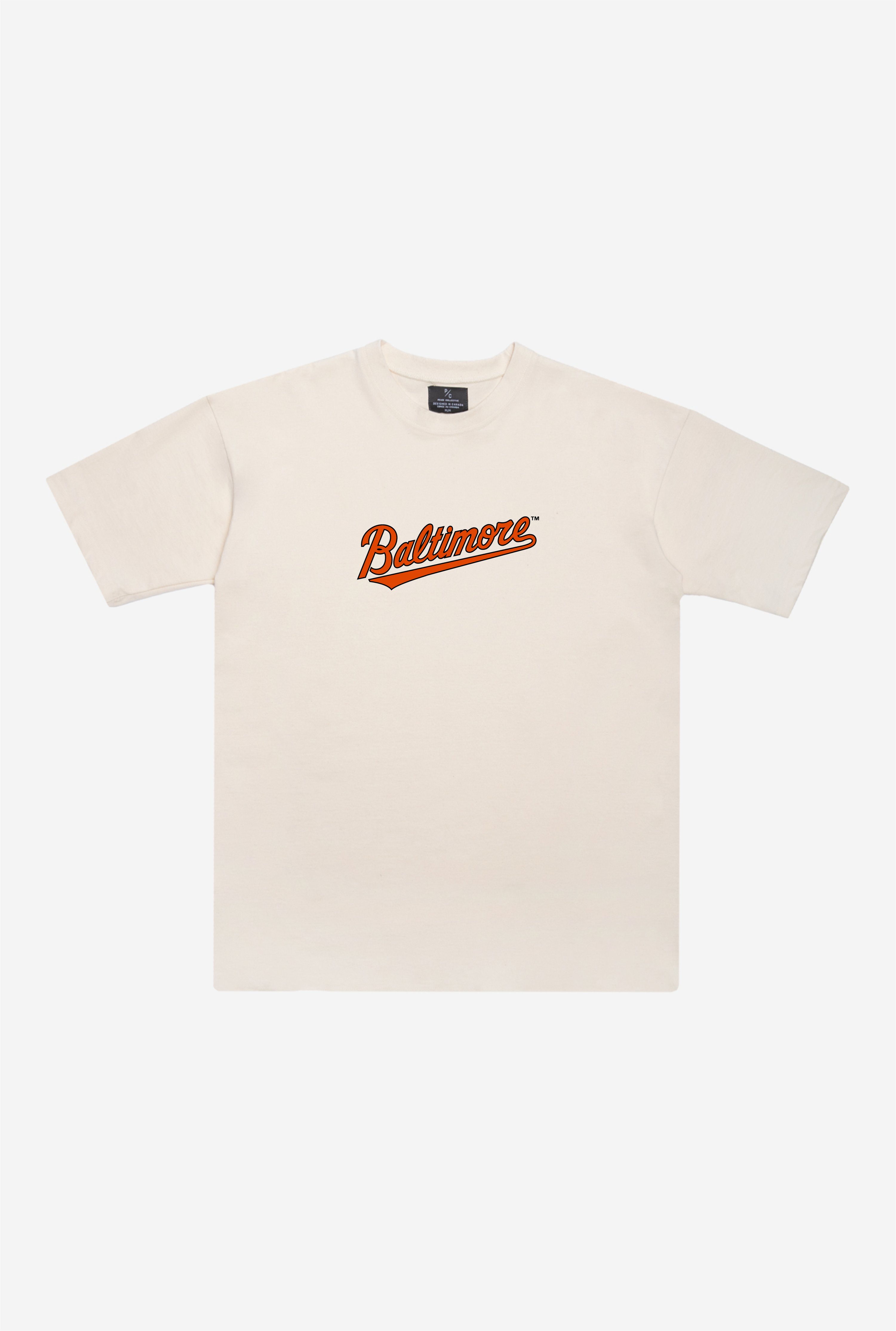 Baltimore Orioles Heavyweight T-Shirt – Natural