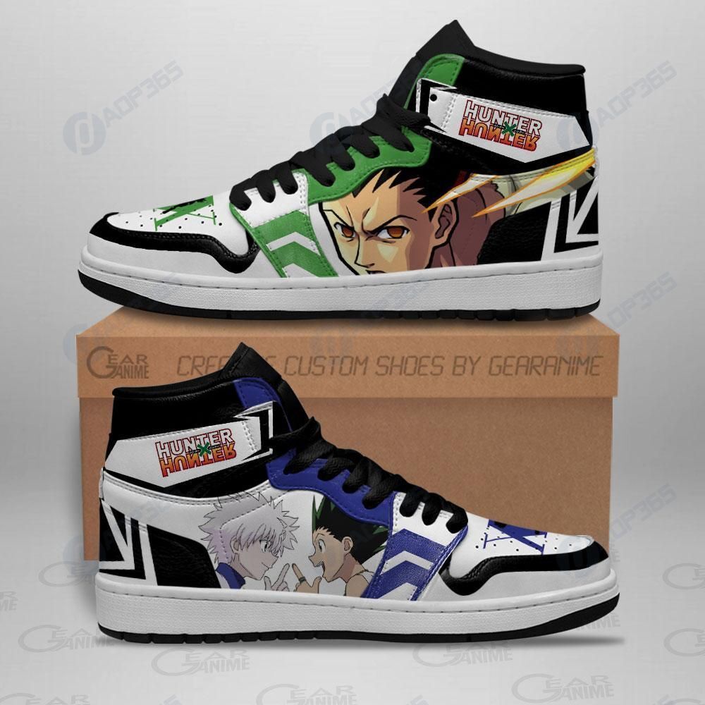 Gon And Killua Sneakers Hunter X Hunter Anime Custom Shoes Air Jordan 13 Shoes Hajd2403510