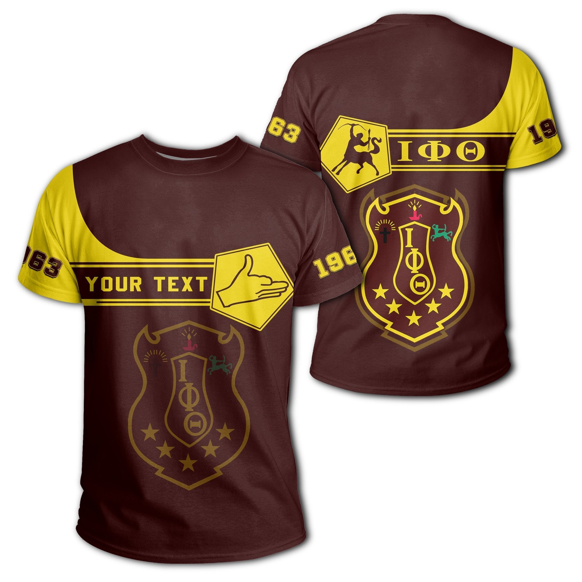 Greek Life T-Shirt – Personalised Iota Phi Theta Bagslobby T-Shirt – Simple Style