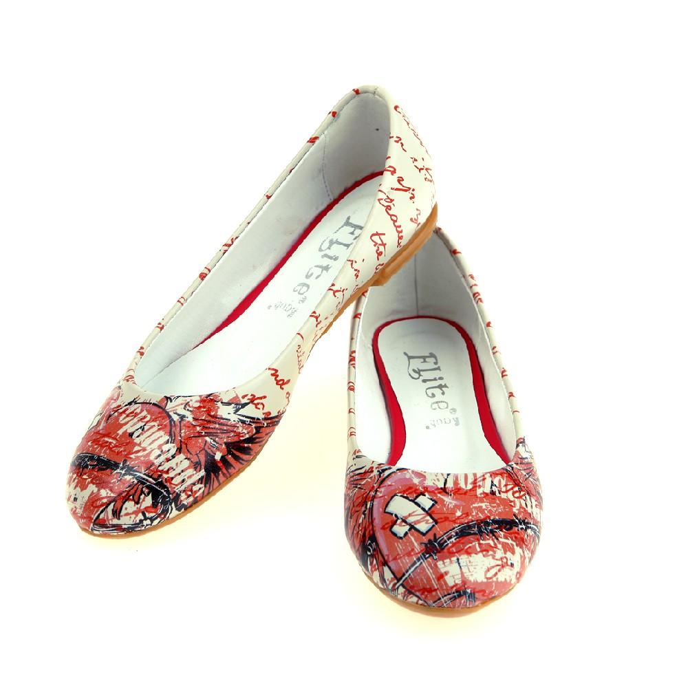 Wounded Heart Ballerinas Shoes 1063