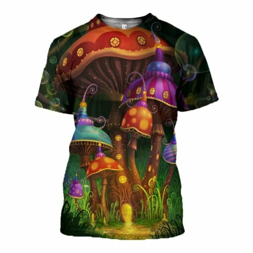 Halloween Mushroom 3D All Over Printed Shirts & Shorts For Men And Women, Halloween Gift