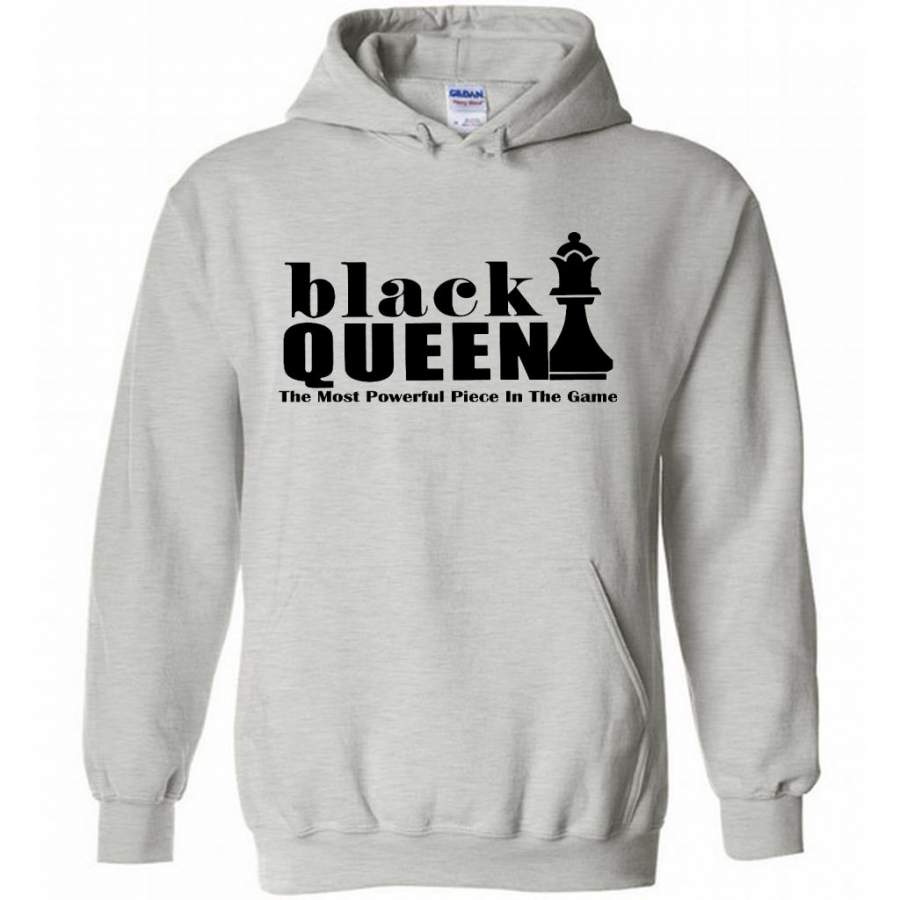 Black Queen The Most Powerful Piece In The Game (w) – Gildan Heavy Blend Hoodie