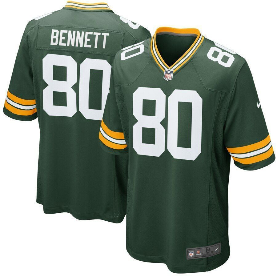 Martellus Bennett Green Bay Packers Game Green 3D Jersey