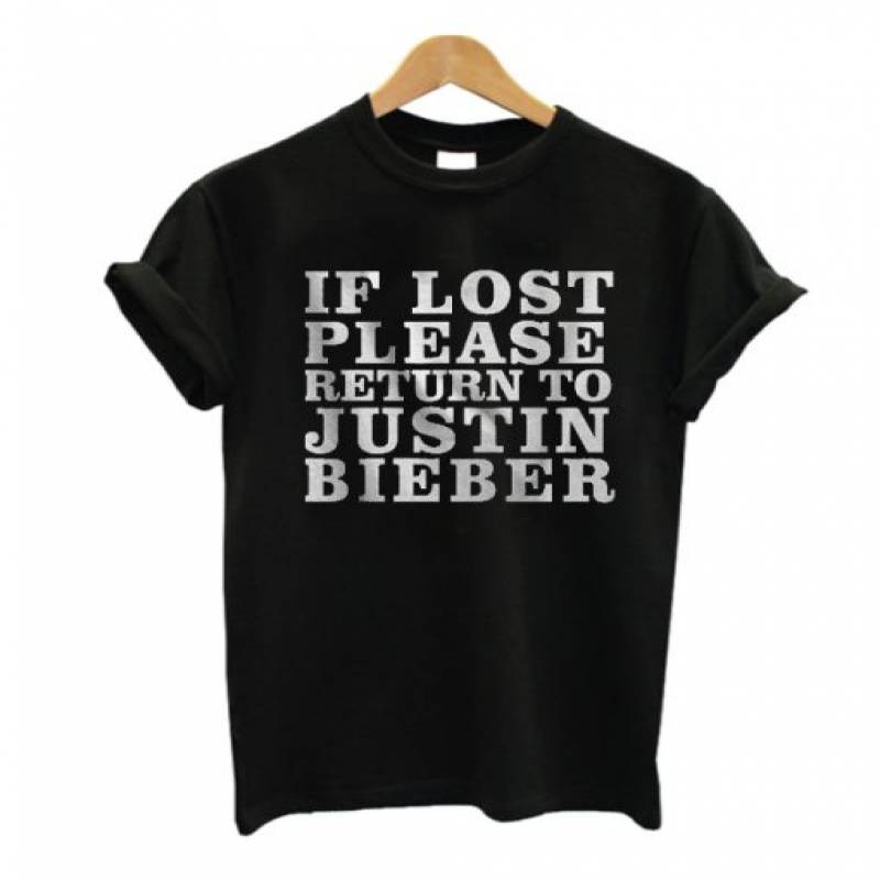 Please Return Justin Bieber T Shirt