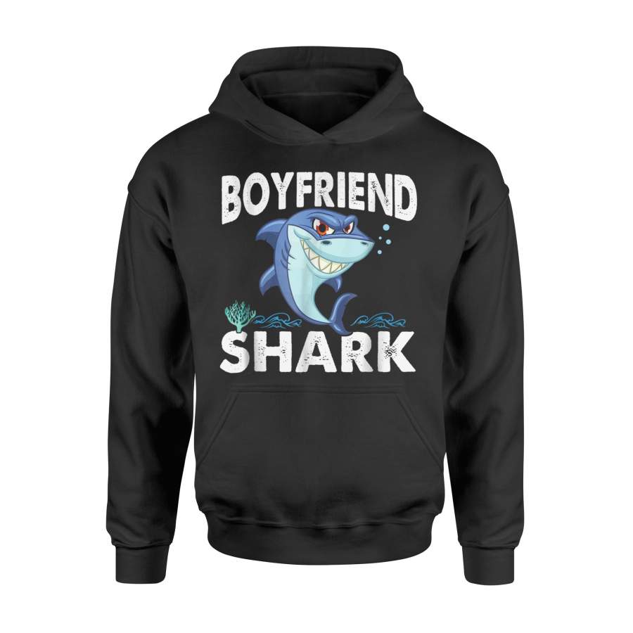 Boyfriend Shark Awesome Funny Family Gift Shark Hoodie