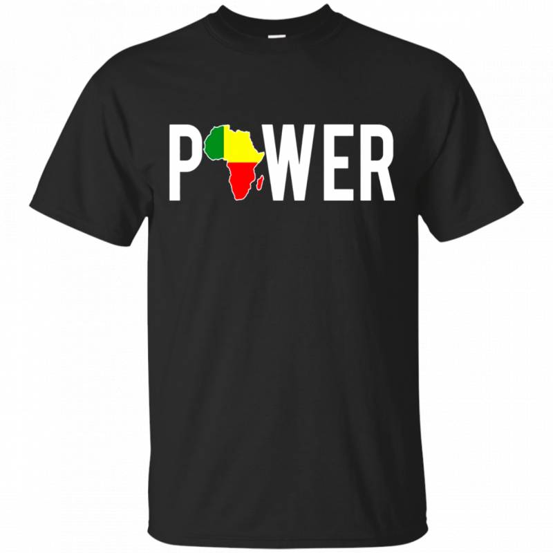 Africa Black African Power Benin Map T Shirt