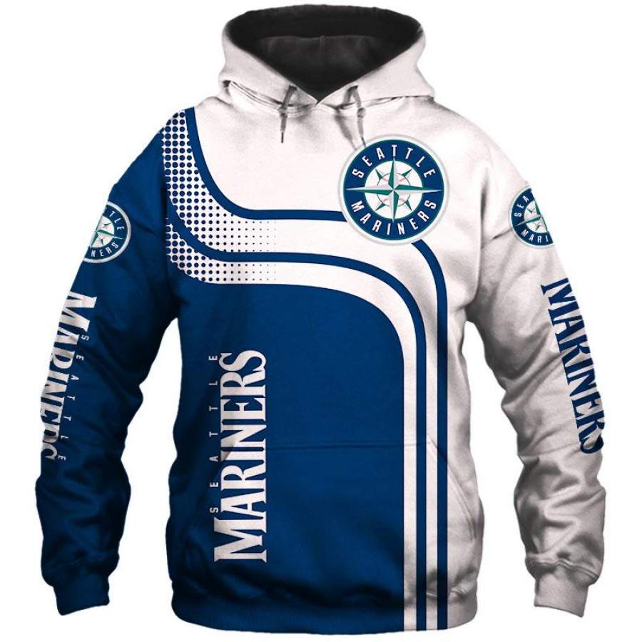Seattle Mariners Hoodies 3D Long Sleeve
