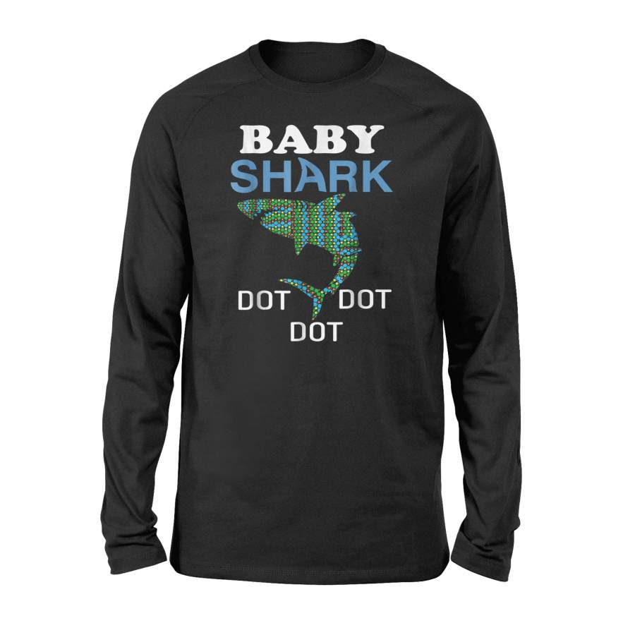 Baby-Shark-Dot-Dot-Dot Gifts International – Dot-Day Long Sleeve T-Shirt