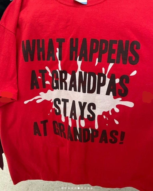 What Happens at Grandpas Stays at Grandpas Tee Shirt Outfit  For Men  For Women