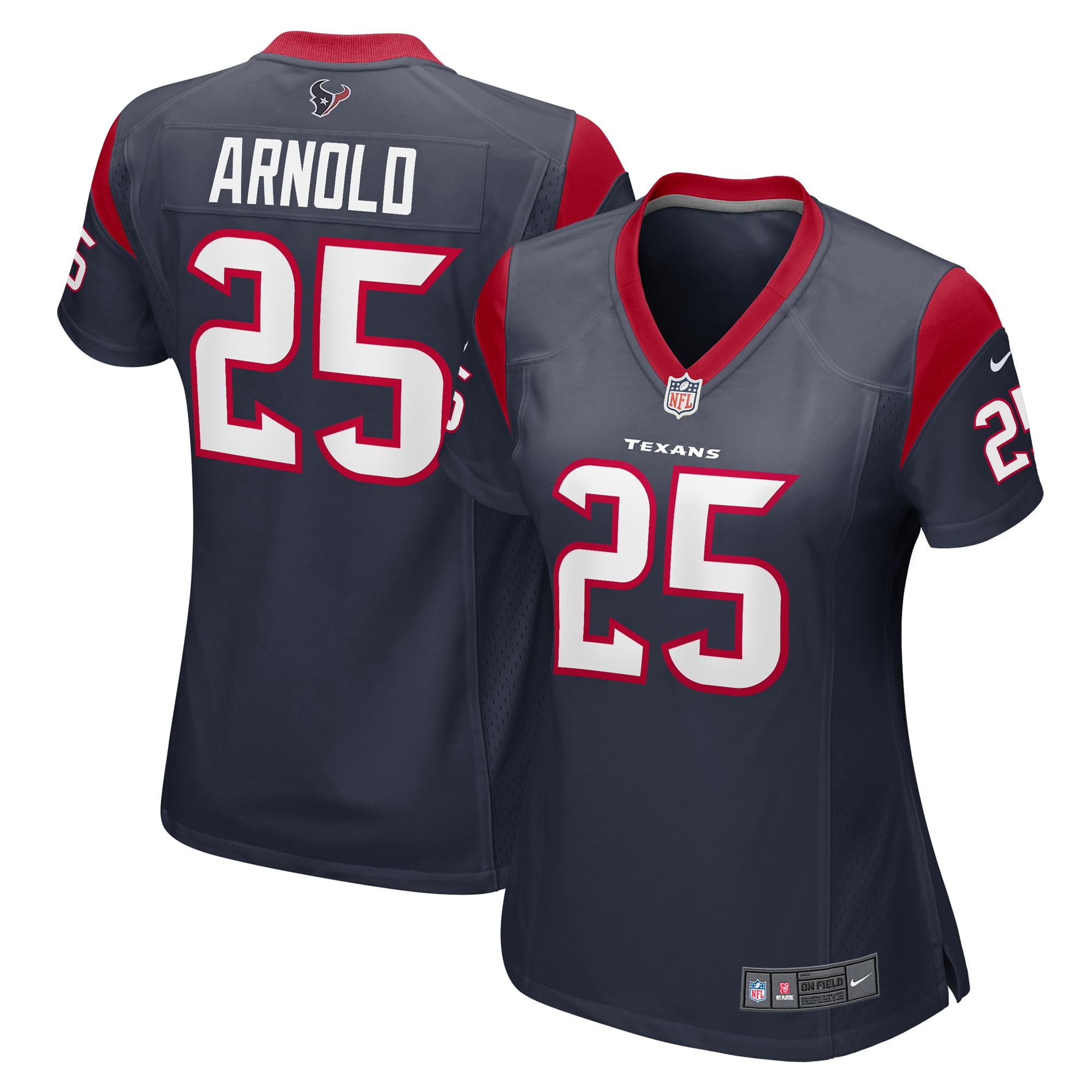 Grayland Arnold Houston Texans Women's Team Game Jersey – Navy