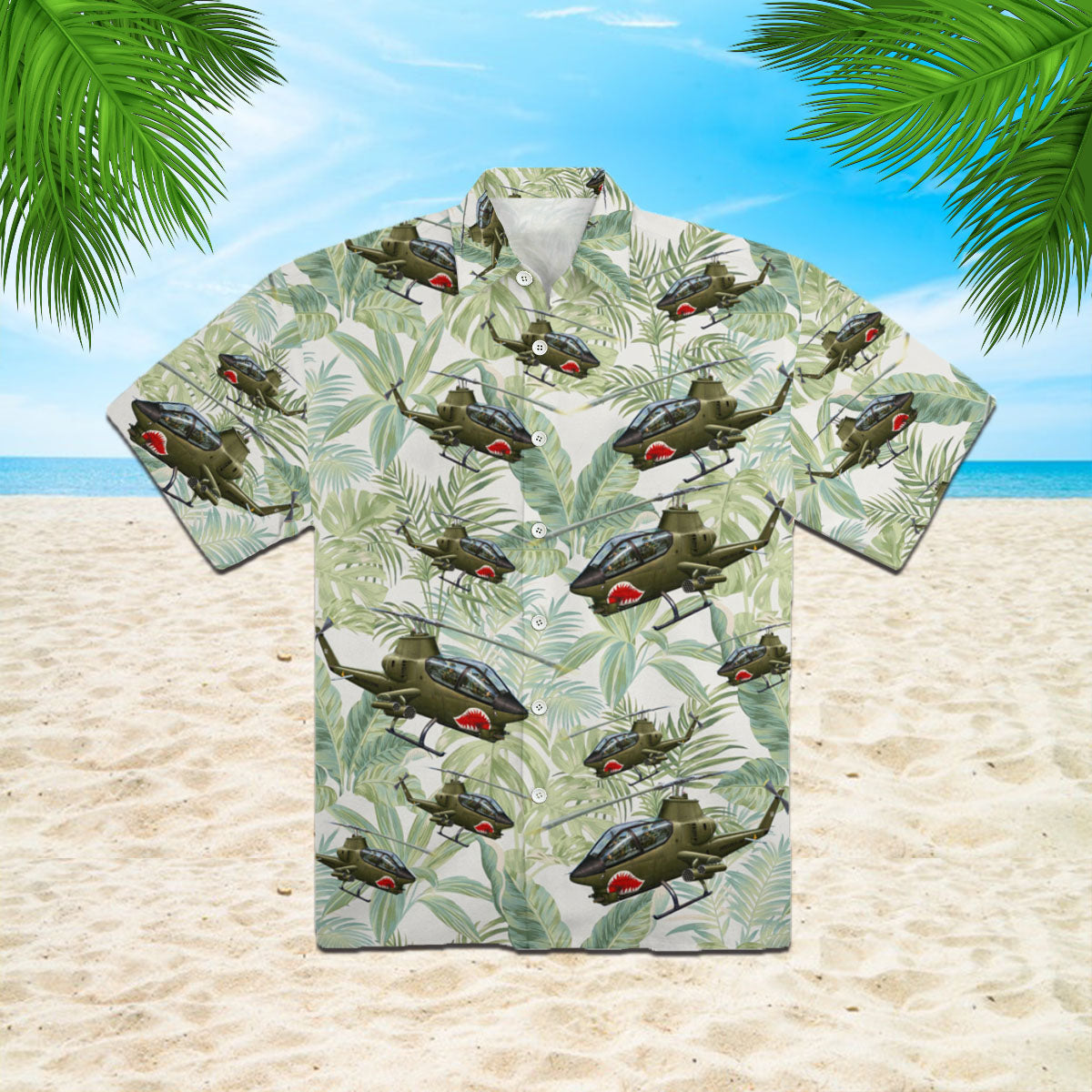 Helicopter Hawaii Shirt For Men Women Ha26732