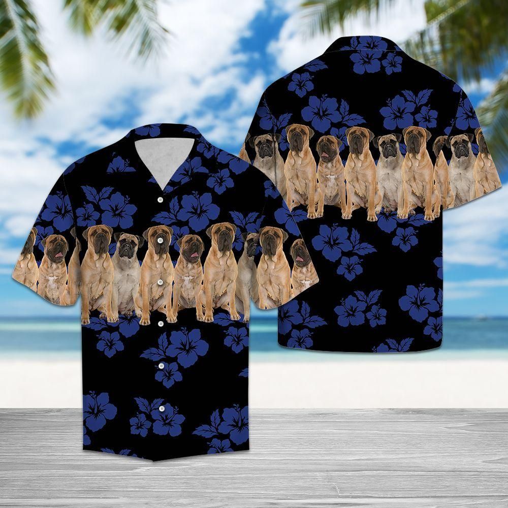 Bullmastiff Aloha Hawaii Shirt Colorful Short Sleeve Summer Beach Casual For Men And Women Ha66306