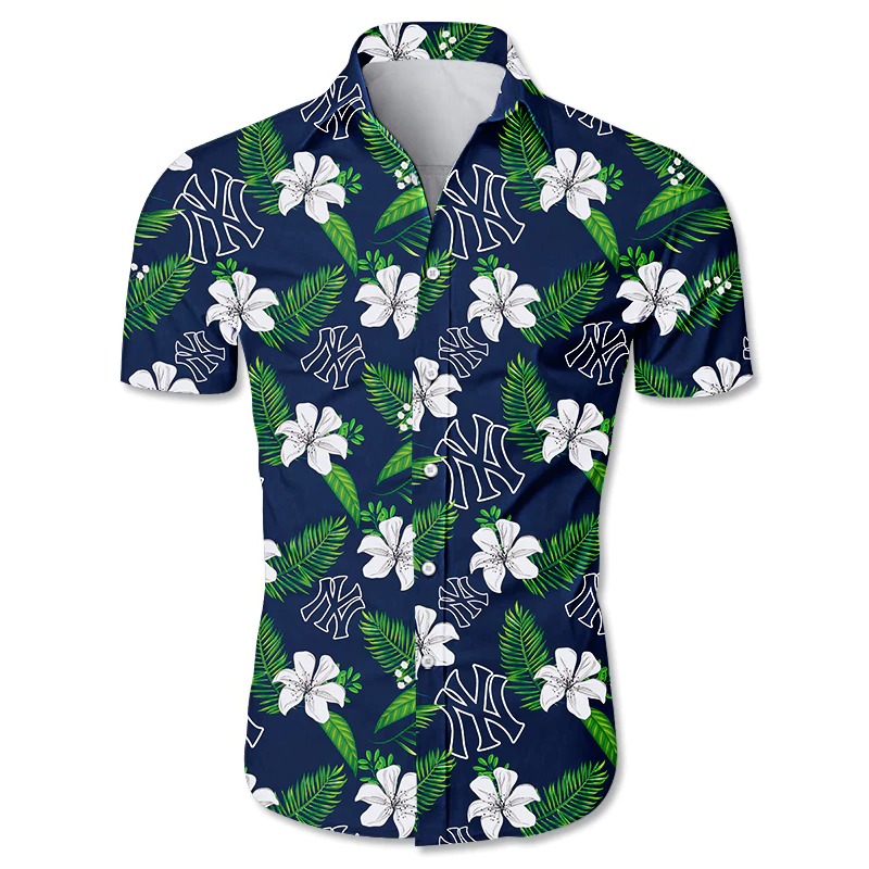 New York Yankees Hawaii Shirt Summer Tropical Flower Gift For Fans Ha70120