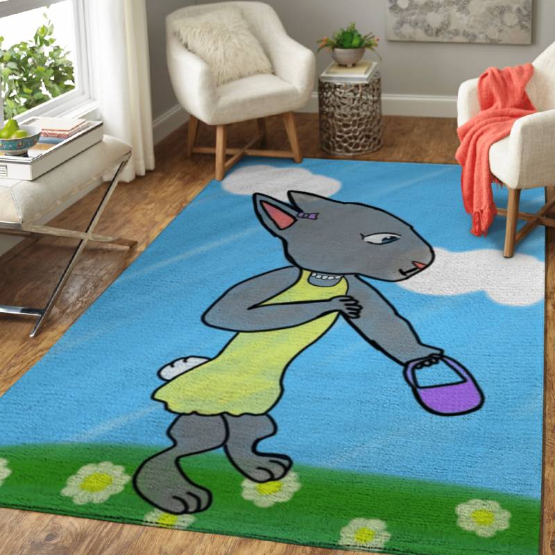 Bunnys Garden – Animals Area Rug Carpet