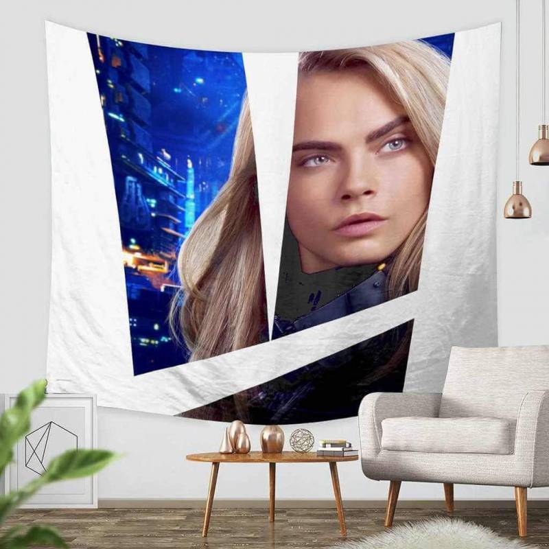 3D Custom Valerian And The City Of A Thousand Planets Throw Wall Hanging Bedspread