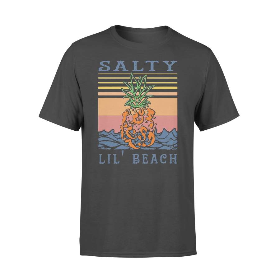 Mermaid Pineapple Salty Lil’ Beach Vintage T-Shirt