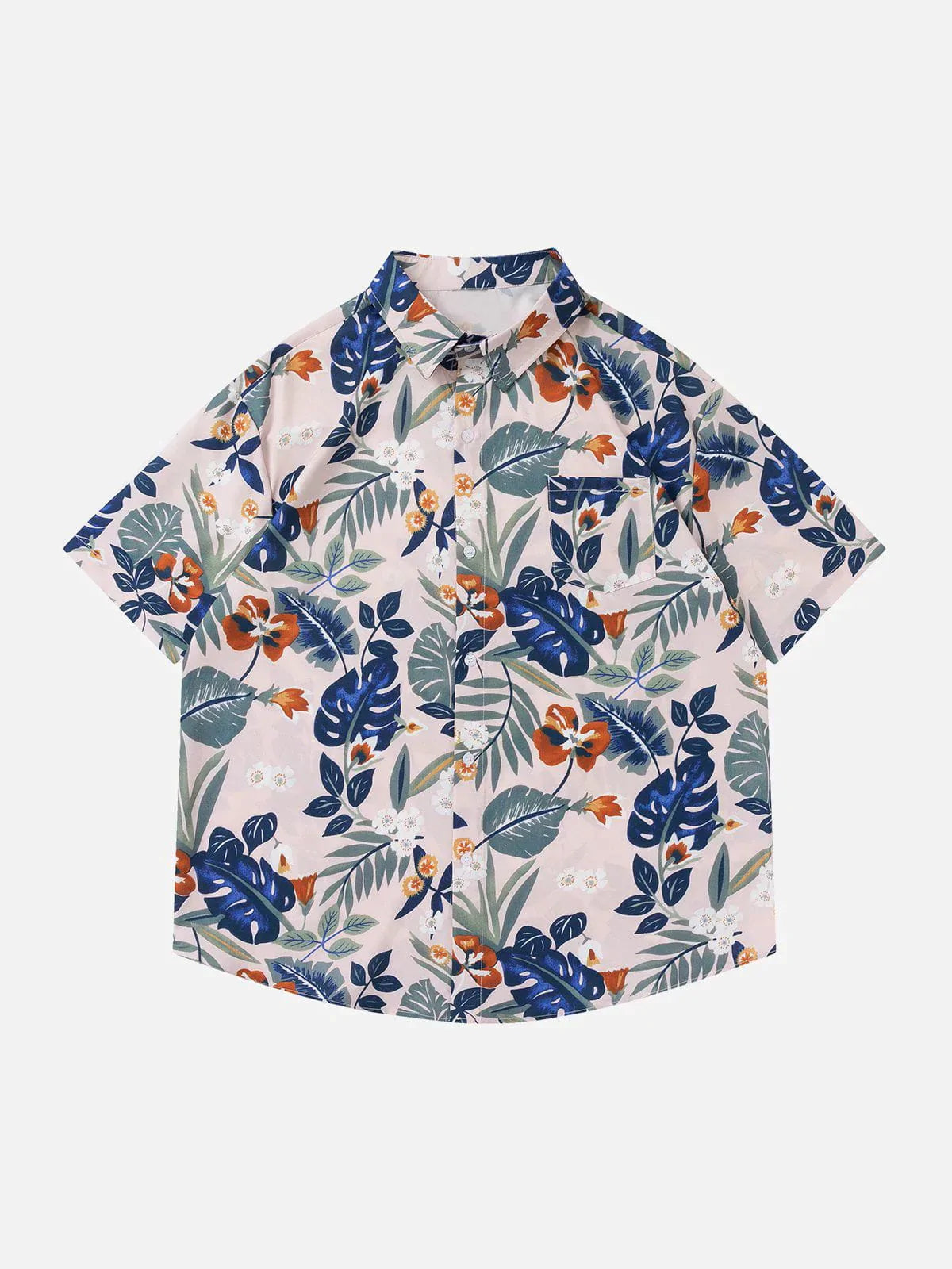 Talishko™ – Vegetation Print Short Sleeve Shirt