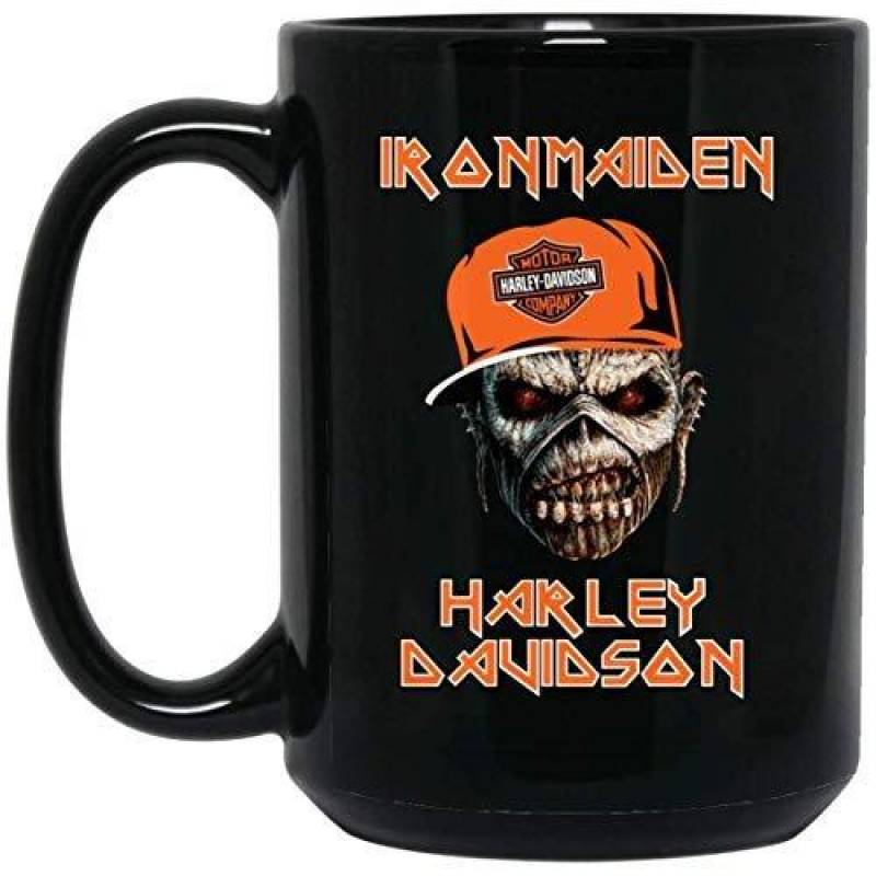 IRON MAIDEN Harley Davidson Skull 11 oz Mug