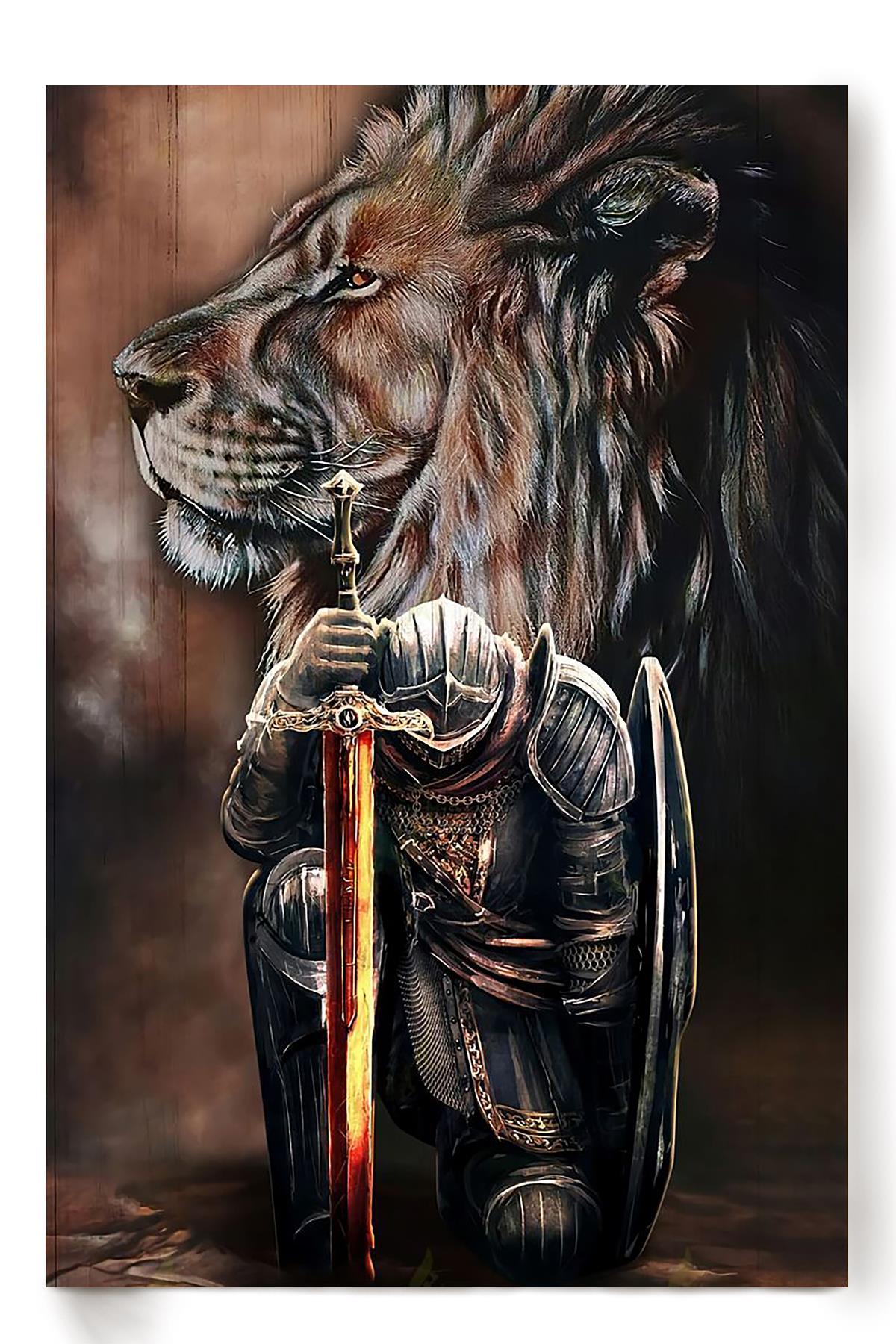 Warrior Of God Christian Wall Art Gift For Christmas Decor Son Of God Poster