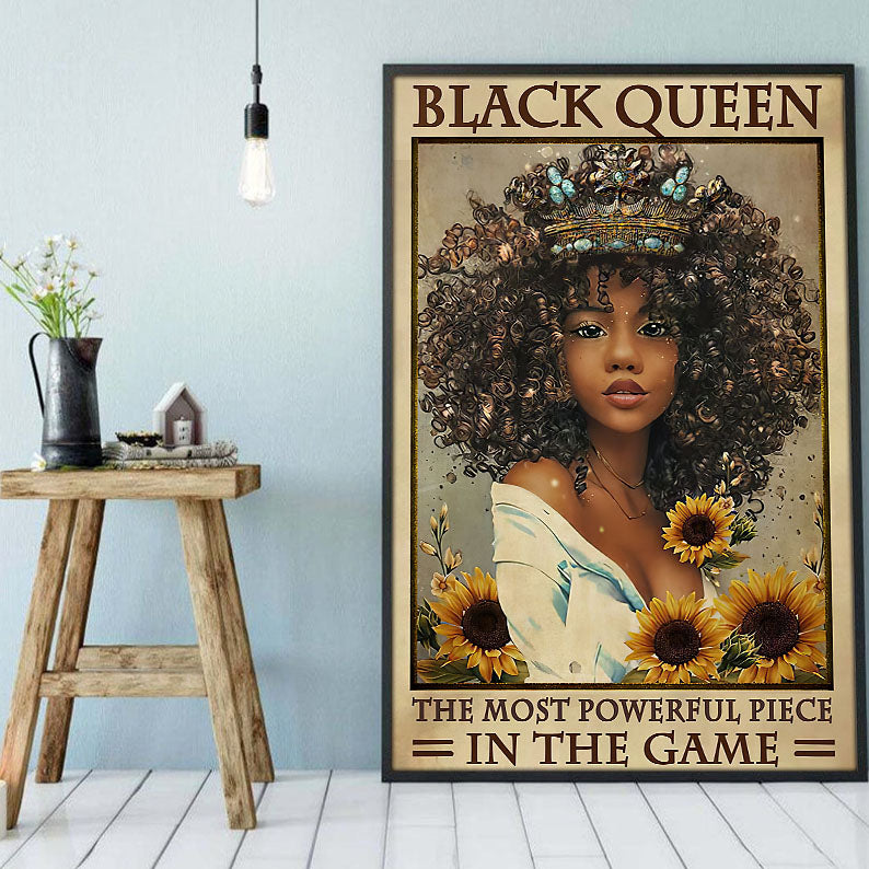 West Africa Custom Canvas Prints Unique Afro Poster Print Black Girl Afro Man Stunning  Dorm Room Canvas