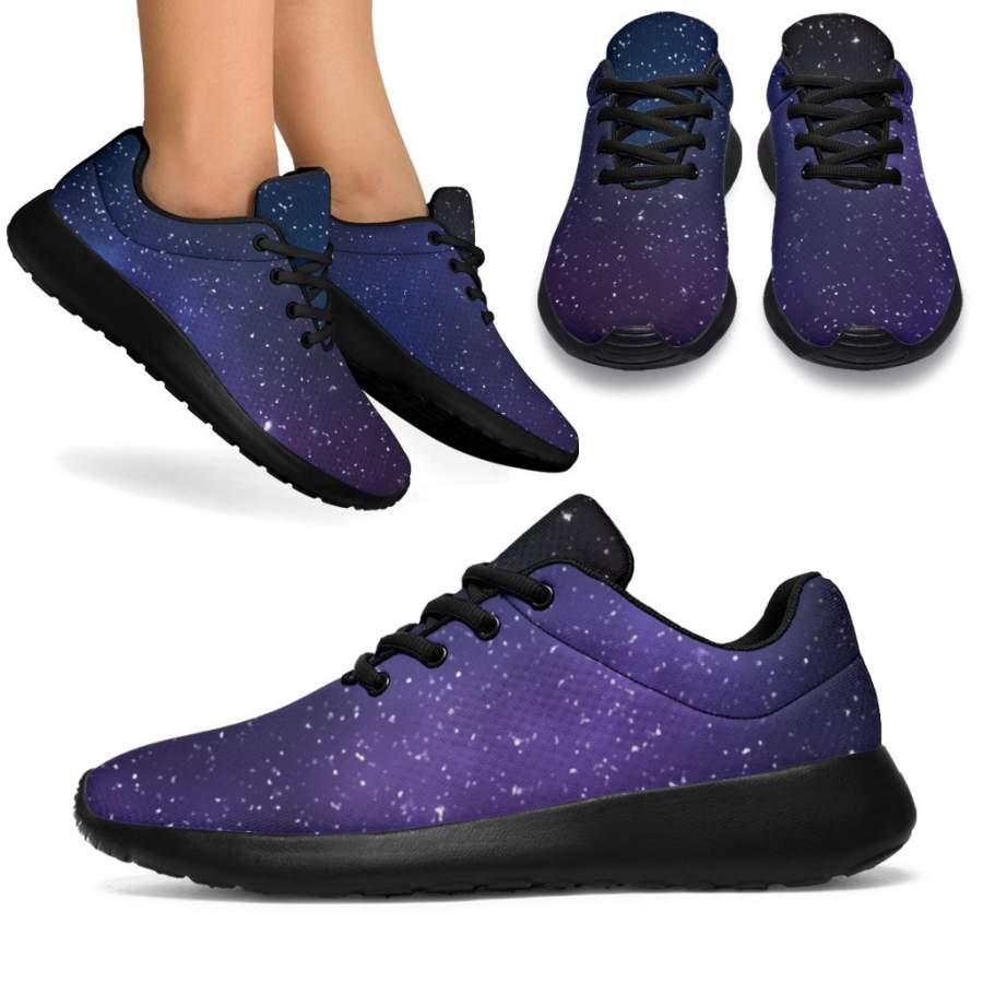 Nebula Universe Galaxy Deep Space Print Sport Sneakers