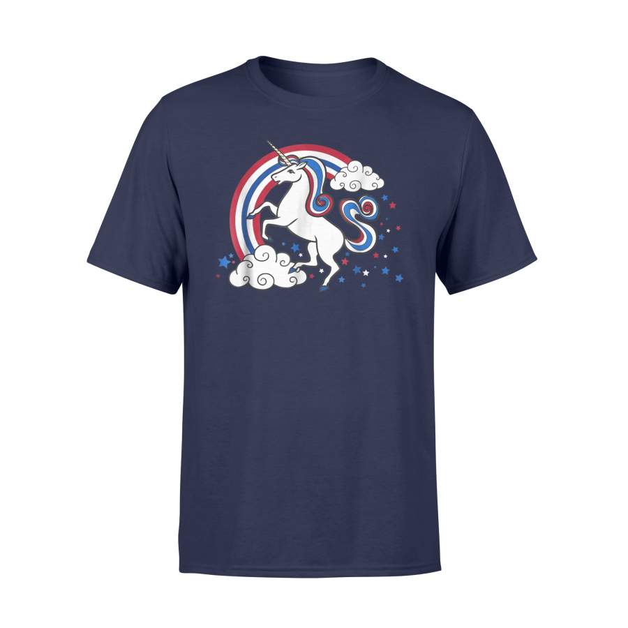 4th Of July Unicorn Rainbow T Shirt